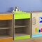 Flash Furniture Bright Beginnings Commercial Grade Wooden Children's Kitchen Sink with Integrated Storage MK-ME03515-GG - alternate 2